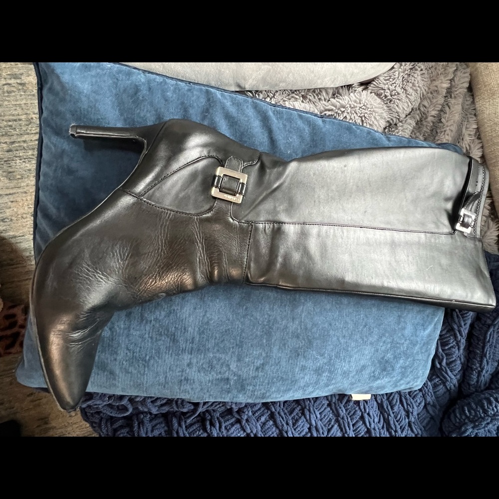 7.5 Black Calvin Klein dress boot.